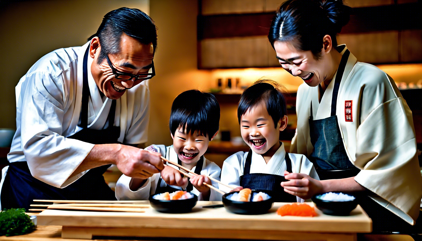Как приготовить суши с детьми?