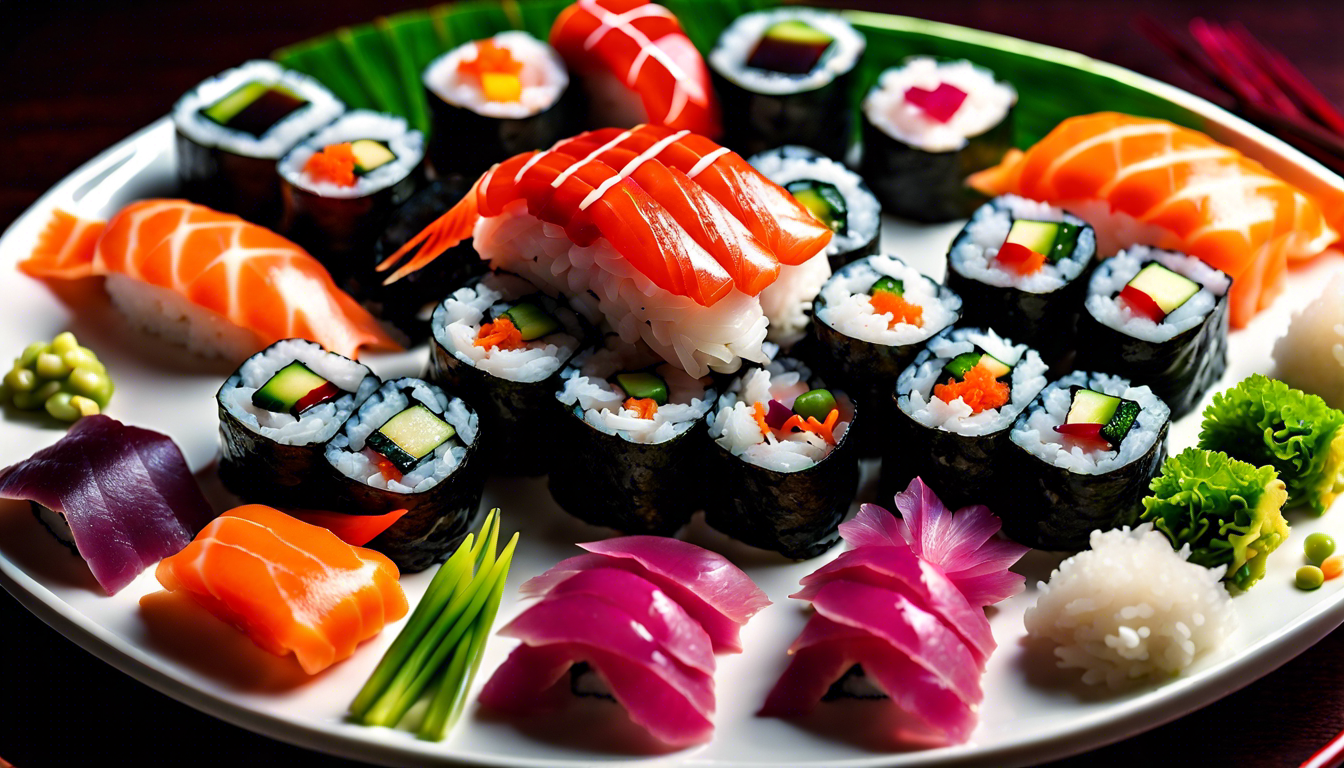 Как украшать суши, чтобы они выглядели привлекательно?