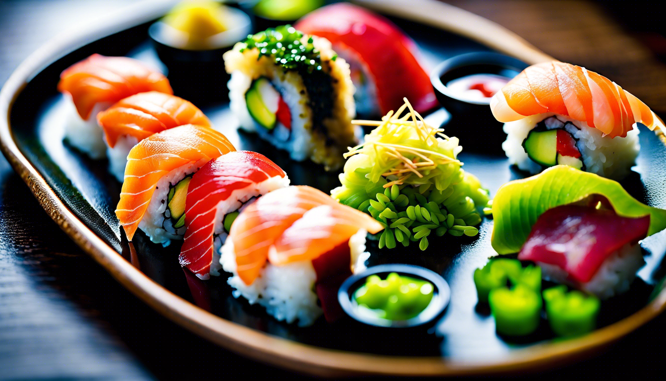 Как правильно использовать имбирь и васаби с суши?