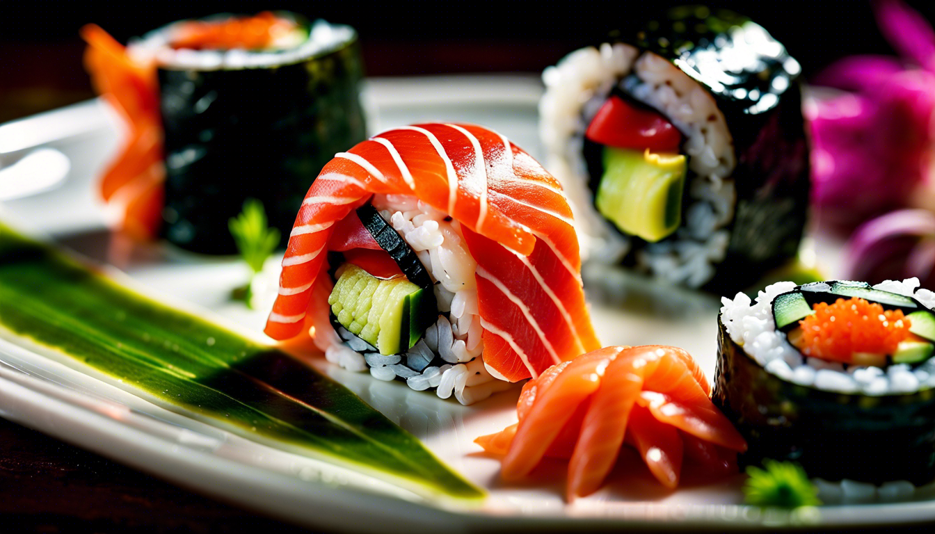 Оценки вкусовых сочетаний ингредиентов в суши